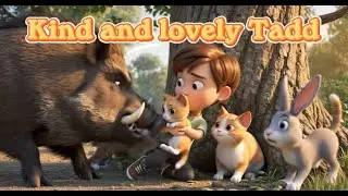 Boy Rescues Kitten from Forest Animals | Happy Ending Story