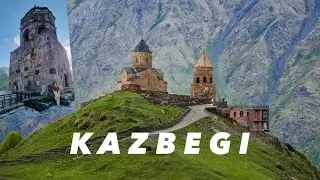 Gergeti Trinity Church, Kazbegi Georgia - Day 2 / Kazbegi Tour - Travel Vlog Part1