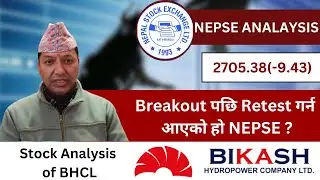 NEPSE Technical Analysis/NEPSE Daily Update/NEPSE Chart Analysis/BHCL Analysis/Raju Paudel
