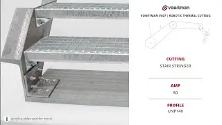 Voortman Robotic Thermal Cutting | stair stringer