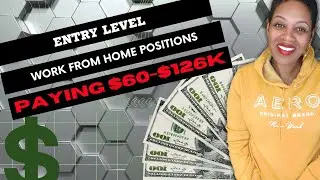 ENTRY LEVEL REMOTE JOBS PAYING $60K-$124K NO DEGREE NECESSARY