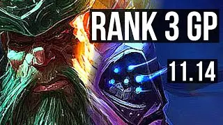 GANGPLANK vs JAX (TOP) | Rank 3 GP, 73% winrate, 6/1/9, Dominating | TR Master | v11.14