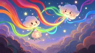 Twinkle Twinkle Rainbow Light | Colorful Light Song for Kids | Nursery Rhymes & Songs for Children