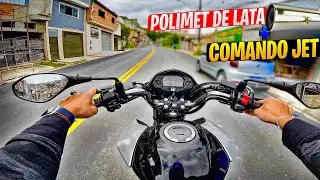 TESTEI ESCAPE DE LATA COM COMANDO JET NA TITAN 160