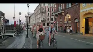 🇧🇻مدينة أوروبية جولة حول قناة نيهافن وفي آجمل شوارع مدينة كوبنهاغن) الدنمارك   Denmark (Copenhagen🇧🇻