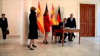 K&ouml;nig Felipe VI und K&ouml;nigin Letizia von Spanien in Berlin