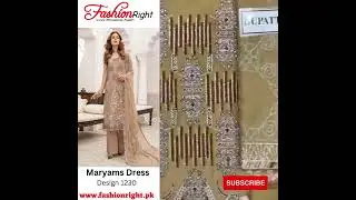 Maryams Luxury Chiffon Collection 2023 @fashionright #fashionright #fashionright786