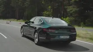 Genesis Electrified G80 on the Road