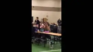 White Kids have a Star Wars Lightsaber battle in the school cafe! Hilarious!