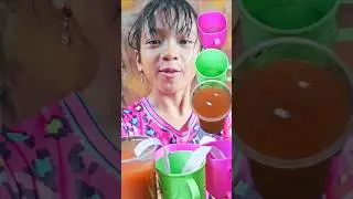 Smart girl wants to drink water #funny #comedy #short #survival #cake