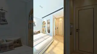 Умный ремонт спальни, создавший скрытое пространство для гардероба #шорты