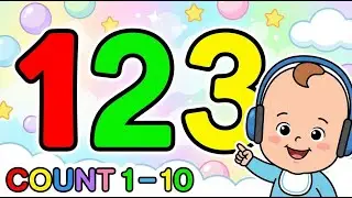 Counting 1 to 10 | Colorful Numbers for Kids | Learning Video #countrymusic