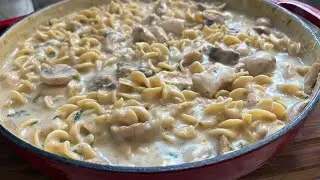 DIY CREAM OF MUSHROOM SOUP  (CHICKEN AND PASTA DINNER)