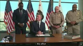 WATCH: Gov. Newsom announces new crime reduction efforts in partnership with California cities