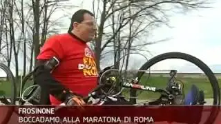 Boccadamo alla Maratona di Roma - servizio andato in onda su LazioTV il 25 Febbraio 2014