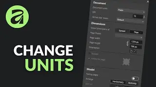 How to Change Units in Affinity 3 (mm, inches, pixels) &mdash; Full Guide for Designers