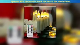Flash Sale 10/20/30pcs LED Christmas Tree clip Candles Remote controlled w/Timer Battery Operated F