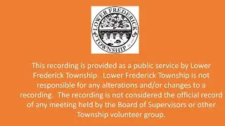 Board of Supervisors - March 4, 2025 General Meeting