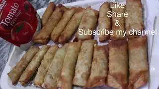 Aloo Chicken rolls | Rolls recipe | How to make crispy rolls