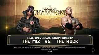 WWE 2K22 The Rock Vs The Miz