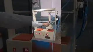 Pneumatic Automatic Sticker Transfer (6&times; 6 inch ) machine #latestinnovation #machine #transferpress