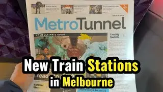 New Train Stations in Melbourne, Australia 🇦🇺