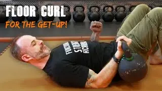 ➡️ TRY THE FLOOR CURL for the GET-UP / FLOOR PRESS 🔥#kettlebell #kettlebelltechnique