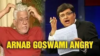 Arnab Goswami Slapped Om Puri On His Controversial Statement About BSF Jawans