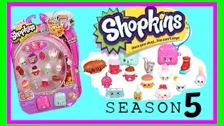 SHOPKINS SEASON 5 OPENING 12 PACK MYSTERY SURPRISE BLIND BAGS ELECTRIC GLOW inspired by Cookieswirlc