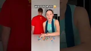 POISONOUS M&M GAME (FAIL)... 😳😱 #shorts