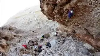 Opening new route - Rock Climbing - UAE