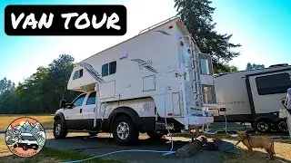 Is a Truck Camper Better Than a Van? Truck Camper VAN TOUR | FnA Van Life
