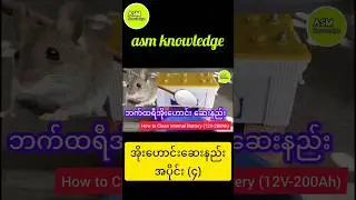 Очистка внутренней батареи (4) #asmknowledge