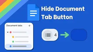 Hide Document Tab Button