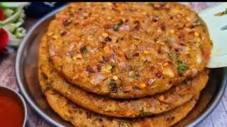 Oats Moong dal  recipe | Less Oil Healthy Indian breakfast | 10 min high protein nashta👌
