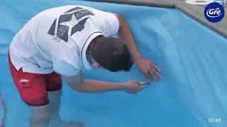 Montaje piscina composite Gre