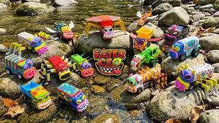 Upgrade RC LIGHTNING MCQUEEN EATER Monster Percy Spider, Monster Mcqueen Monster Truck Police Car