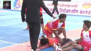 Suraj Bansode in Shivcheroba kabaddi premiere leagues 2019