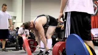 Uncut: George Leeman 837 lb Raw Deadlift UPSA Deadlift Invitational | RetroPL