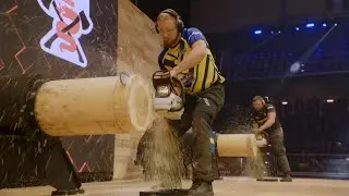 A MILANO i campionati mondiali dei taglialegna: lo show dei colossi tra asce e motoseghe