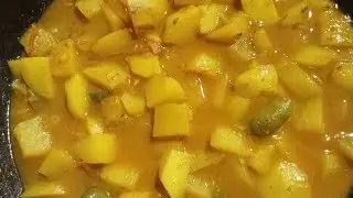 আলুর ঝোল রেসিপি। Yummy tasty potato curry recipe in Bengali.#potatorecipe.#potatocarry.