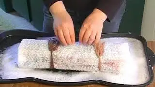 Pressure Rolling Wool for Wet Felting