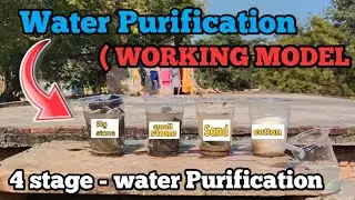 Water Purification Working Model | Science Project Ideas | Easy Science Experiment