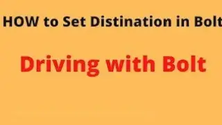 How to Change Destination on the #bolt Rider's App