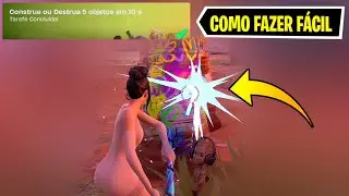 CONSTRUA OU DESTRUA 5 OBJETOS EM 10 S