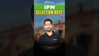 IPM Selection Rate 2025 🔥 | How Tough Is IPMAT to Crack? #shorts