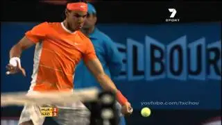 Rafael Nadal - Super Slow Motion Reverse Forehand