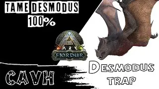 ARK Fjordur como tamear al desmodus al 100% y trampa - Desmodus trap - demodus tame 100%