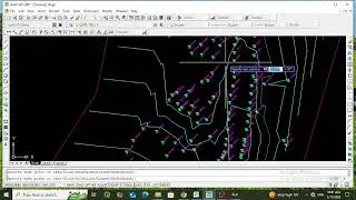 Topographical map of Road Alignment By SW DTM