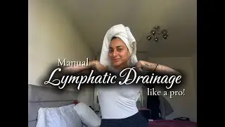 Manual Lymphatic Drainage - at home tutorial | Gua Sea | Facial Sculpting | Do my skincare with me